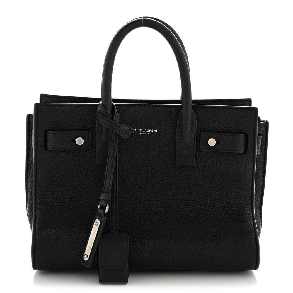 Saint Laurent Grained Calfskin Nano Sac #259797S99B